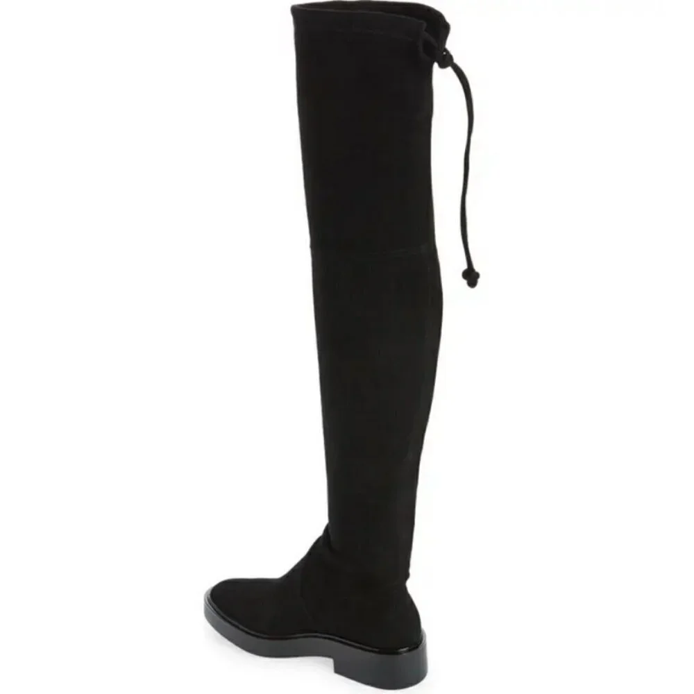 💕STUART WEITZMAN💕 Mara Over the Knee Boot ~ Black Suede 8.5 New Without Box